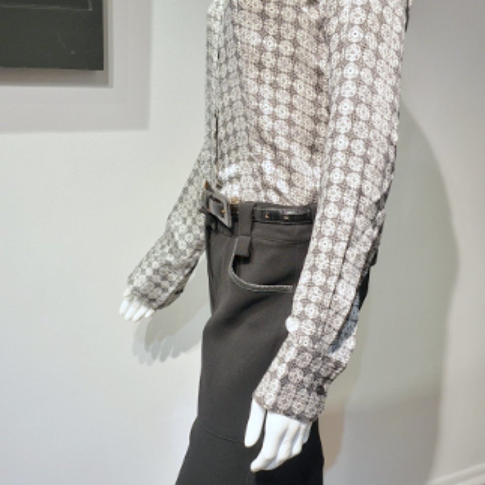 Vintage 90's Holly Golightly Silk Charmeuse Shirt - Picture 5 of 11